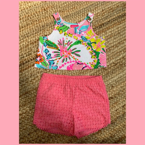 Lily Pulitzer for Target Kids crop set - Picture 1 of 4
